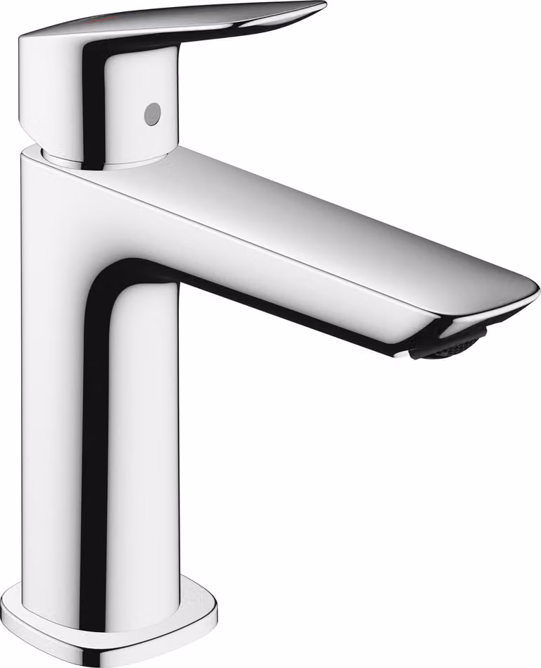 hansgrohe Logis Mitigeur de lavabo Fine, CoolStart, ComfortZone110, sans garniture de vidage, saillie 121mm, 71255000, 71255000