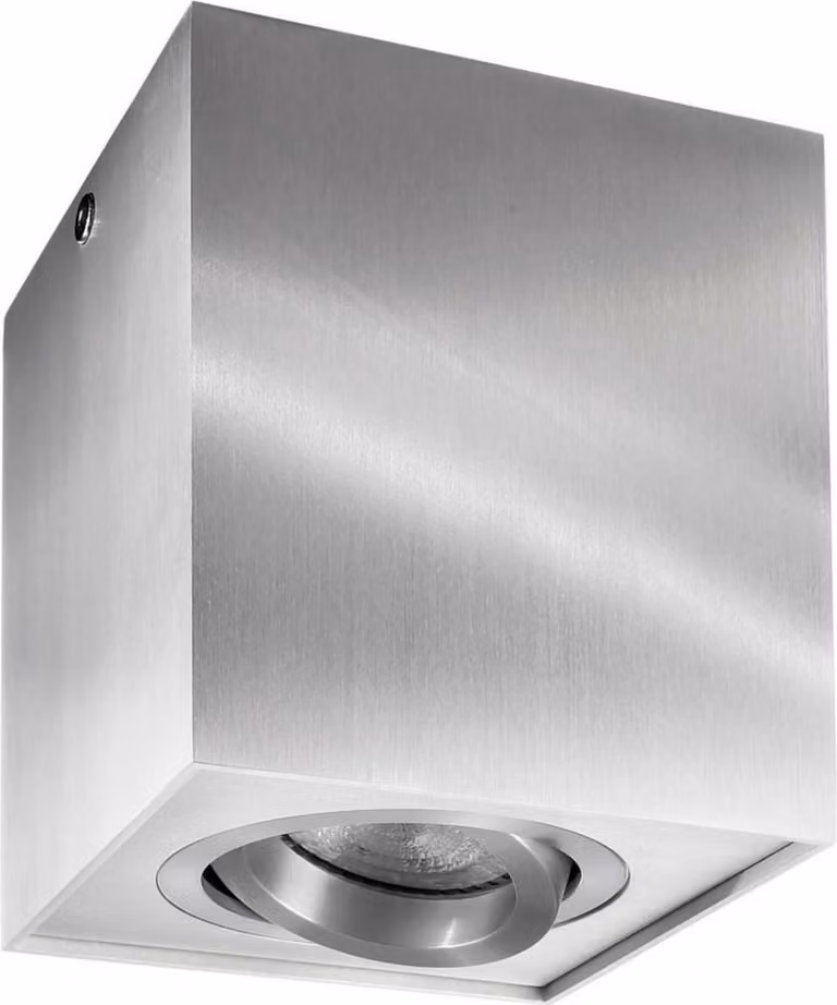 Plafoniera Chic Deko-Light Dato GU10, alluminio spazzolato