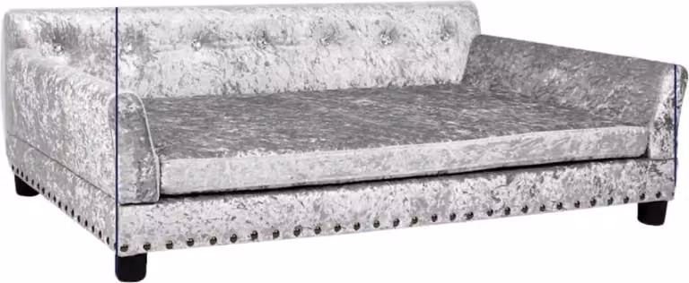 Letti per cani Princesso - 120 cm - Letto per cani - Divano per cani su gambe - Sedia per cani - Comodo e morbido - Cuscino rimovibile - Design moderno