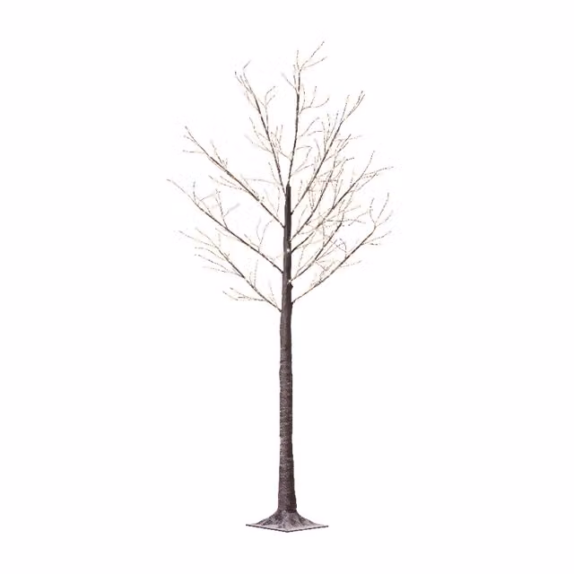 Albero di Natale IPERBRIKO con 750 LED luce bianca calda per esterno e interno, H 220 cm – 1