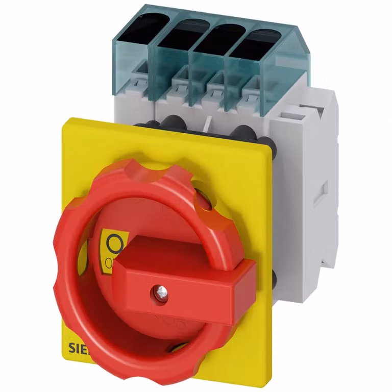 Interruttore sezionatore Siemens 3LD3, Iu 63 A, interruttore generale a 3 poli + N 3LD34541TL53