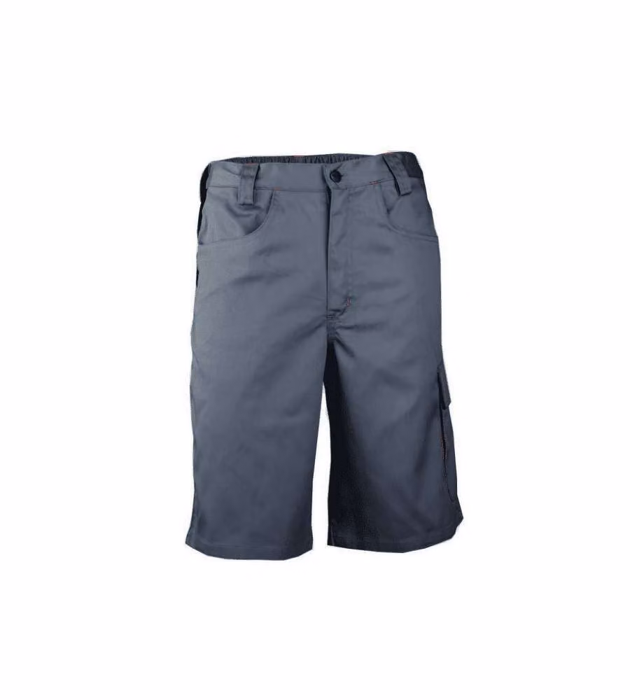 Kapriol Pantalone Corto Kavir da Lavoro Leggero Grigio Nero TG.XL