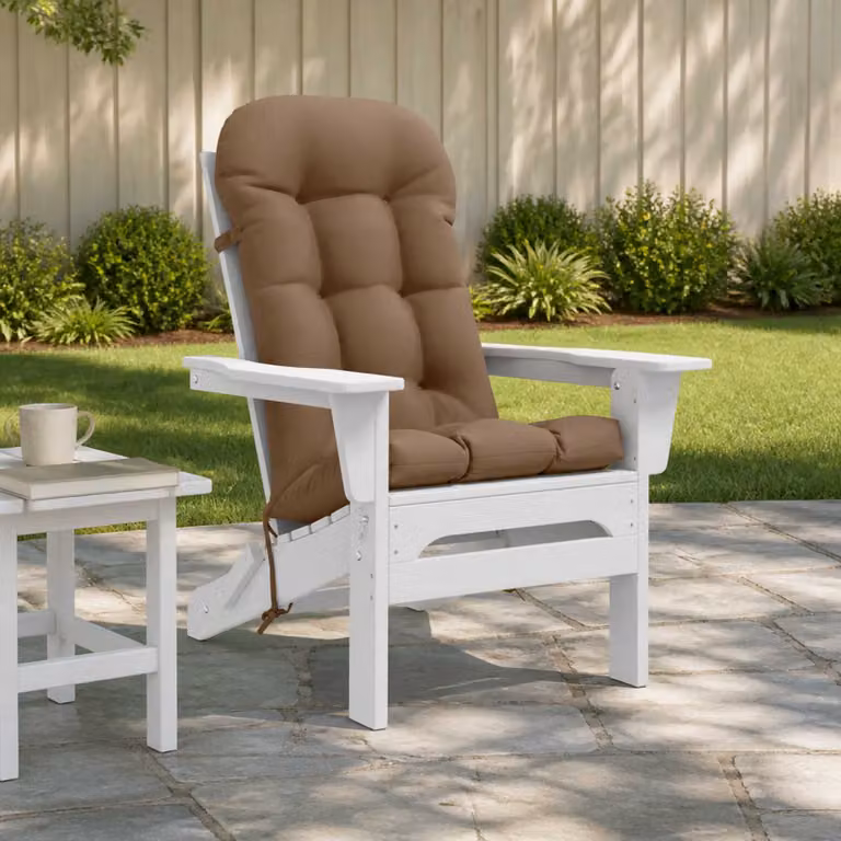 Cuscino per Lounger Sole vidaXL PUTTEN in Poliestere, Colore Tortora