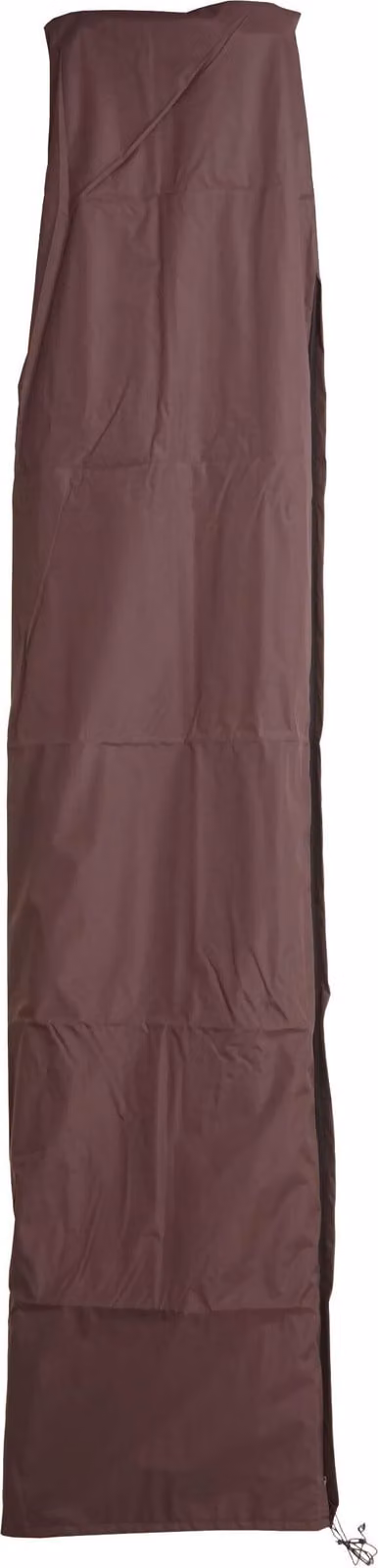 Copertura di protezione HWC per ombrellone a sbalzo fino a 4,3 m (3x3 m), copertura con cerniera ~ marrone