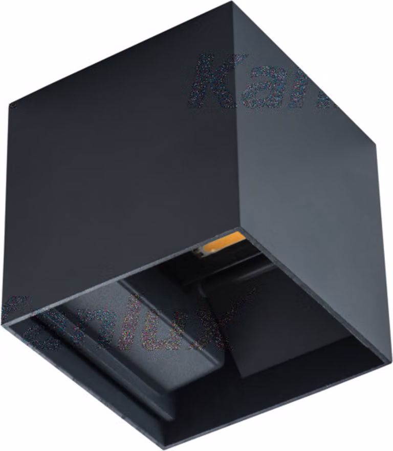 Kanlux LED applique da esterno REKA, 7W, IP54, grafite, alluminio, 10x10x10 cm