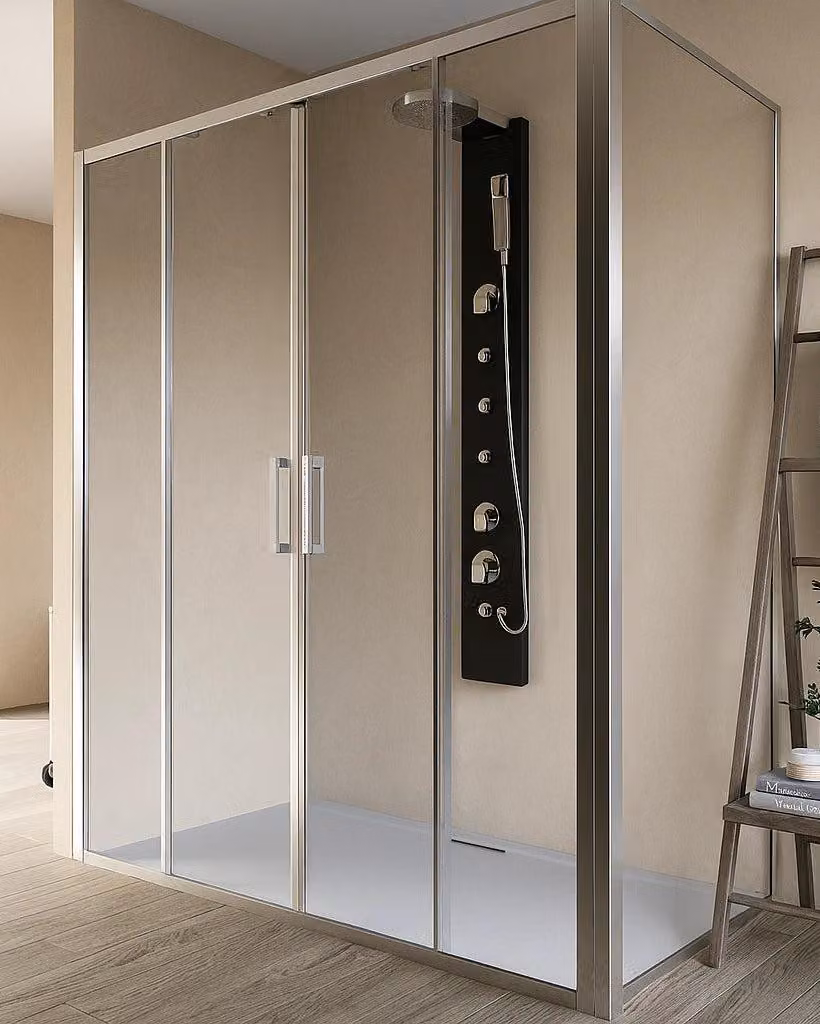 Box doccia 70x180 Marsiglia doppio scorrevole reversibile H 195 cromo