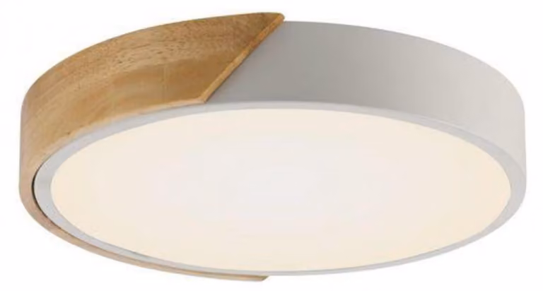 JUST LIGHT BILA Lampada da soffitto a LED, bianco caldo, 24 W, bianca 14288-16