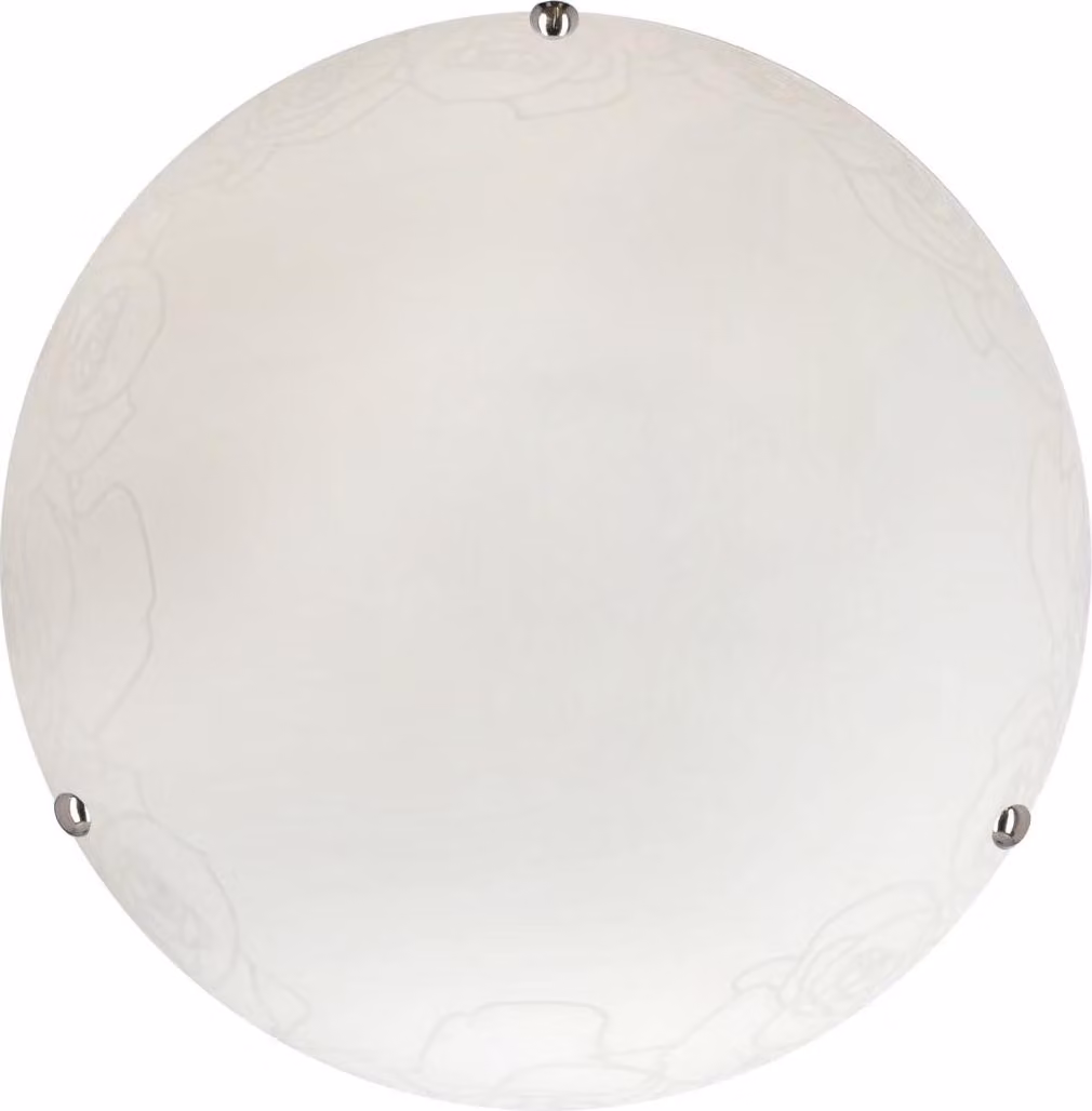 Lampada da soffitto rotonda MACARI - 1xE27, 60W, 30cm, bianca