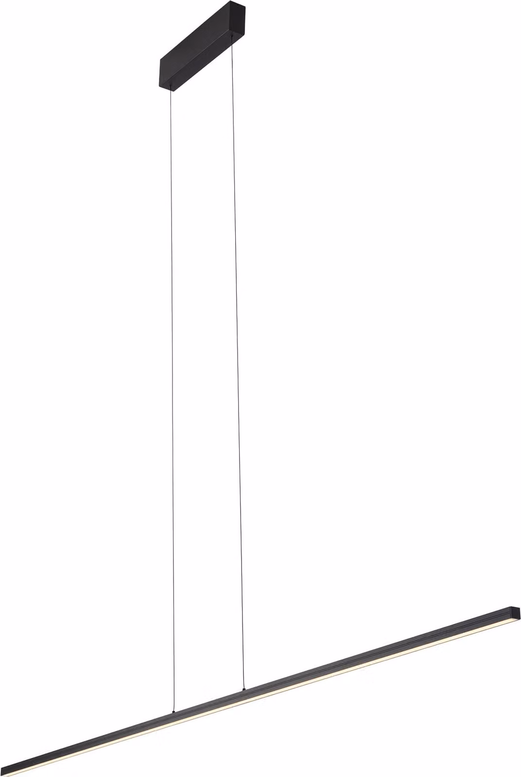 Lampada a sospensione LED BAR nera 27W, bianco caldo, 1300 lm, alluminio, dimensioni: 160x180x3 cm, IP20, Nowodvorski Lighting