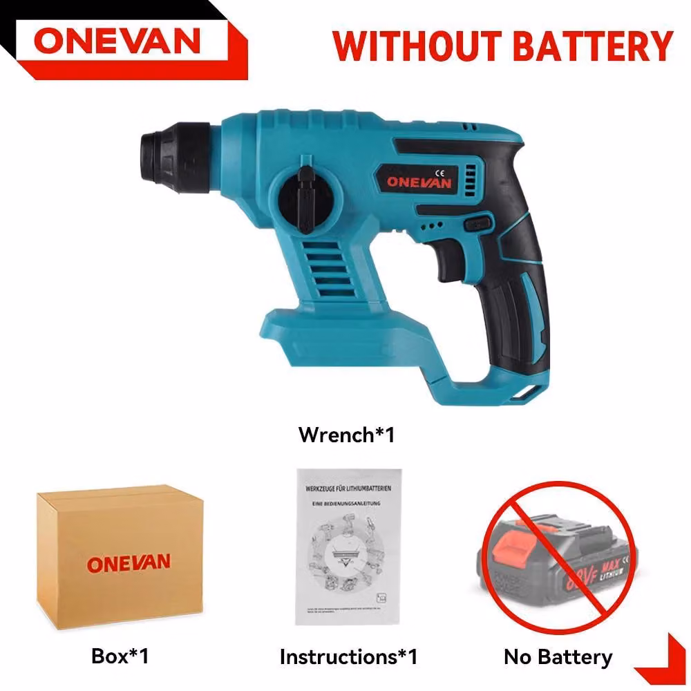 Trapano avvitatore a percussione - Trapano a percussione - Senza fili - Motore brushless - 1000 W - Velocità: 3600 giri/min - Compatibile con batteria da 18 V - Senza batteria - Colore: Oro
