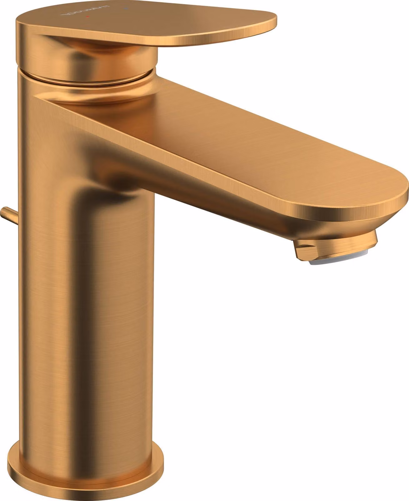 Miscelatore monocomando per lavabo, con sporgenza di 122 mm, finitura cromata