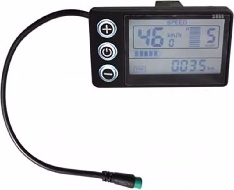 Display LCD per scooter elettrici di facile lettura dal tachimetro con connettore a 5 pin