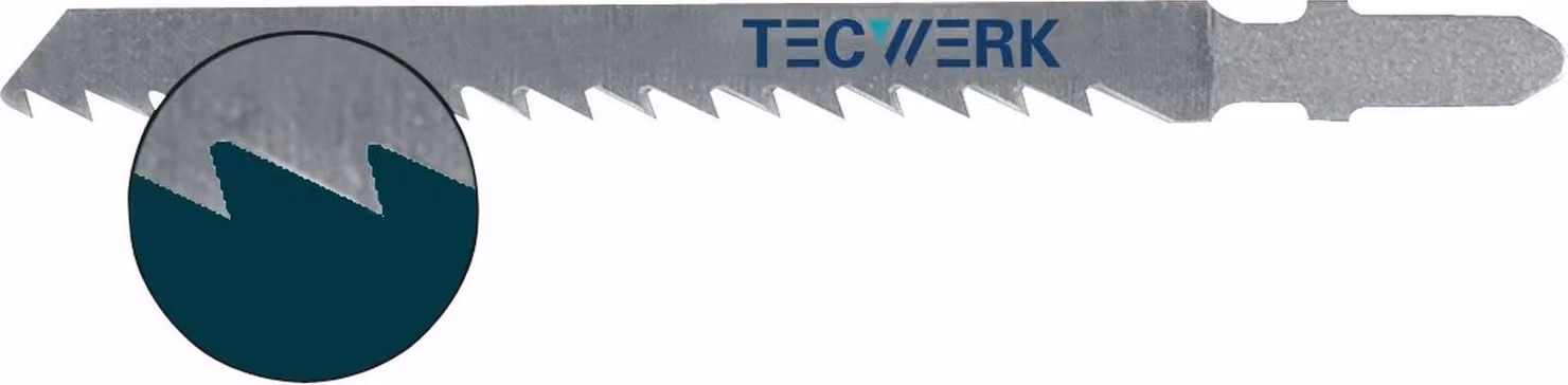 Foglia dentata Lunghezza totale 100 mm Passo dei denti 4 mm Spessore 1,45 mm HCS