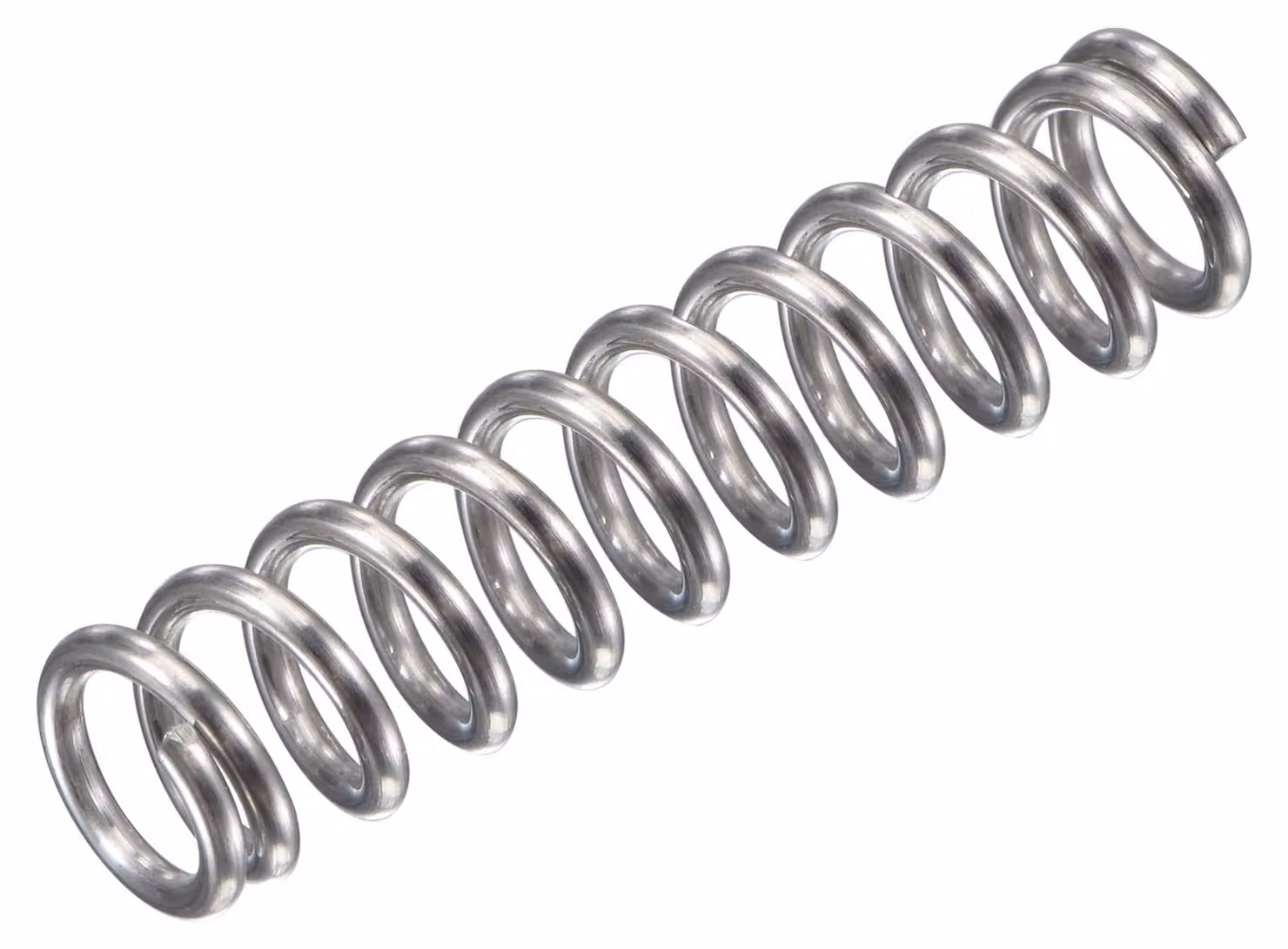 Molla a compressione, 8x1,2 mm, acciaio inossidabile 304, 61,8 N, confezione da 15 pezzi