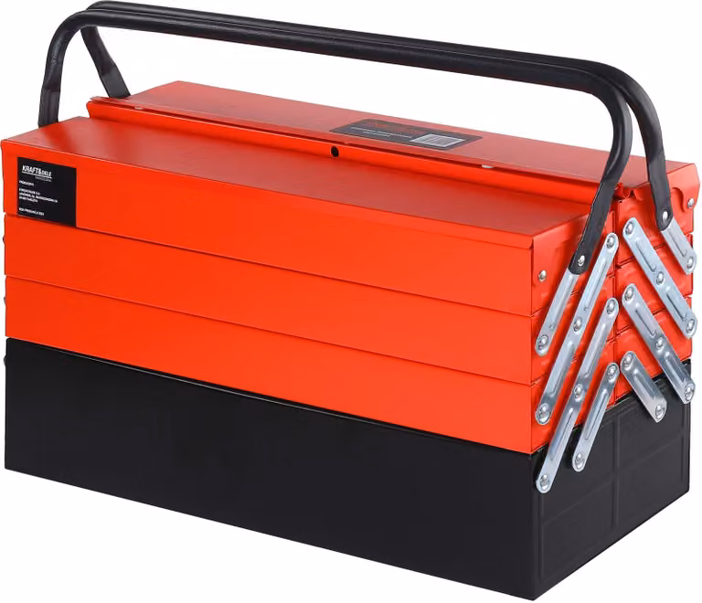Kraft&Dele KD1074 Cassetta per attrezzi in metallo con scomparti