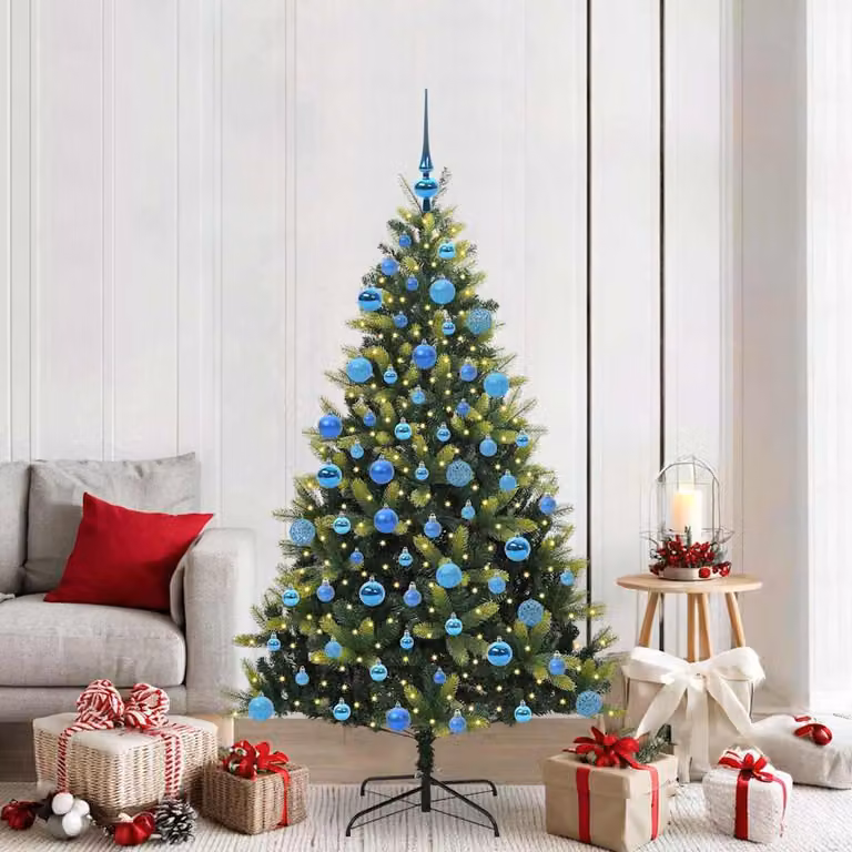 Maison Exclusive - Albero di Natale artificiale pieghevole con 300 LED verde 180 cm