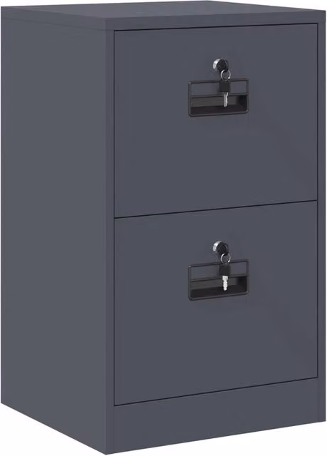 Armadio per file con cassetto DESIGN IN in metallo antracite opaco L: 45,5 cm, P: 42,0 cm, H: 74,5 cm CFW7435778