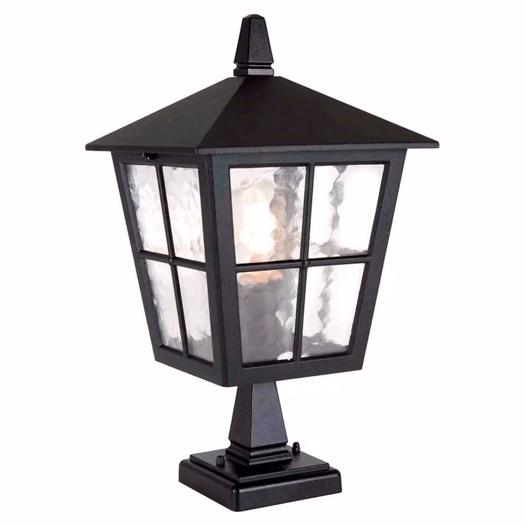 Lampada da terra da esterno Canterbury 1xE27 nera Elstead BL50M-BLACK