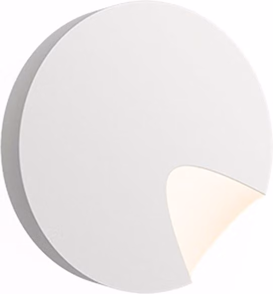 Applique LED Vibia Dots bianca con luce calda regolabile e orientamento verso il basso