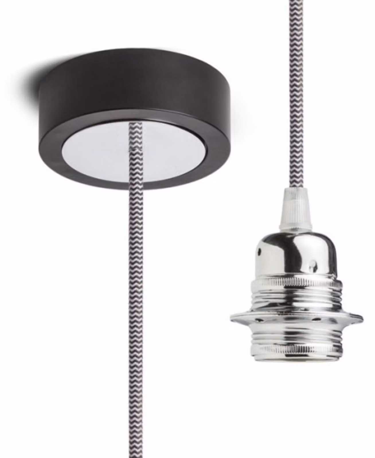 Set di pendenti HEX ČZ+Č/BK+CHO+CHK1 230V LED E27 15W