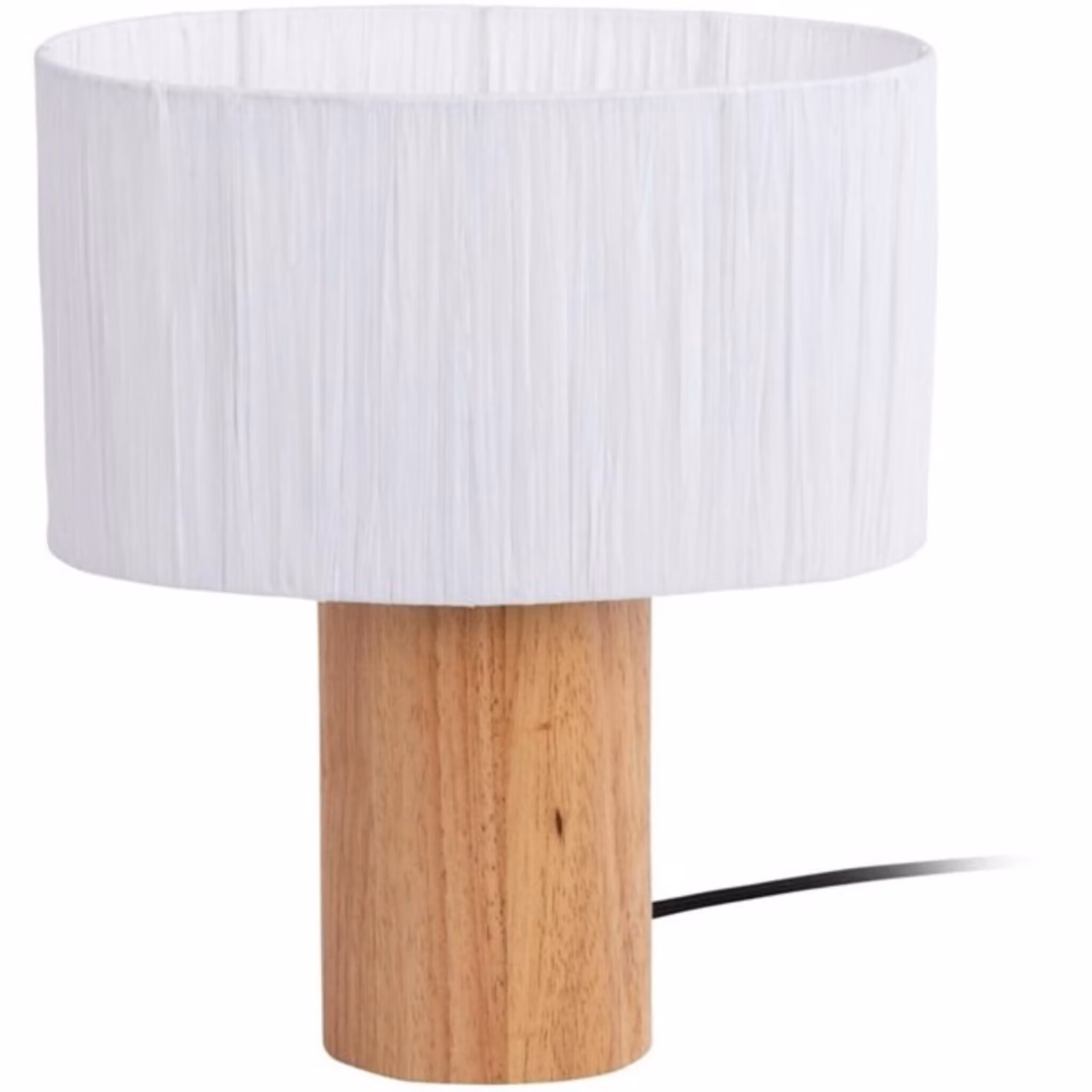 Leitmotiv Sheer Lampada da tavolo ovale - avorio