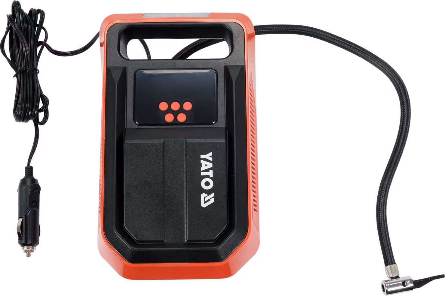 Compressore per auto con display e luci a LED