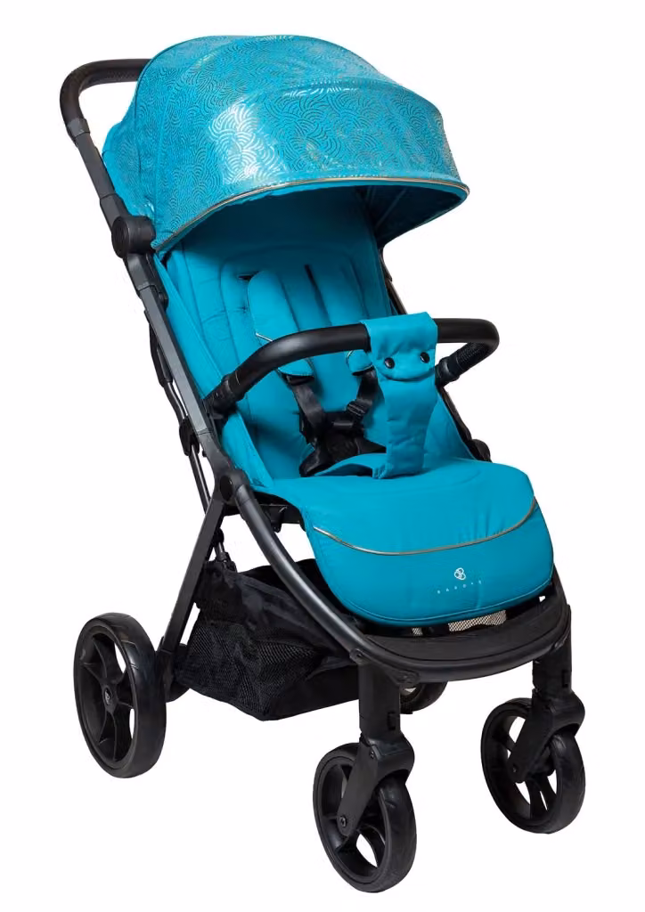 Passeggino Pieghevole Barotti XL Pro Verde Salvia con Chiusura Automatica a Una Mano e Sospensioni – 2
