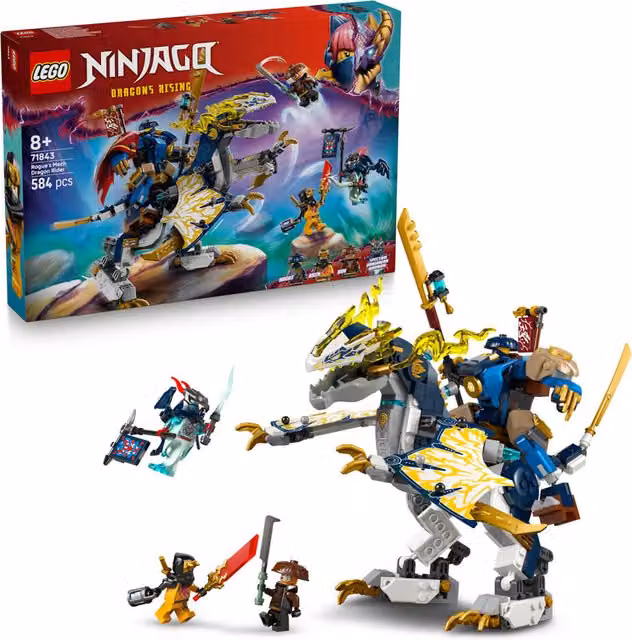 Lego Ninjago Mech cavalca drago di Rogue multicolore