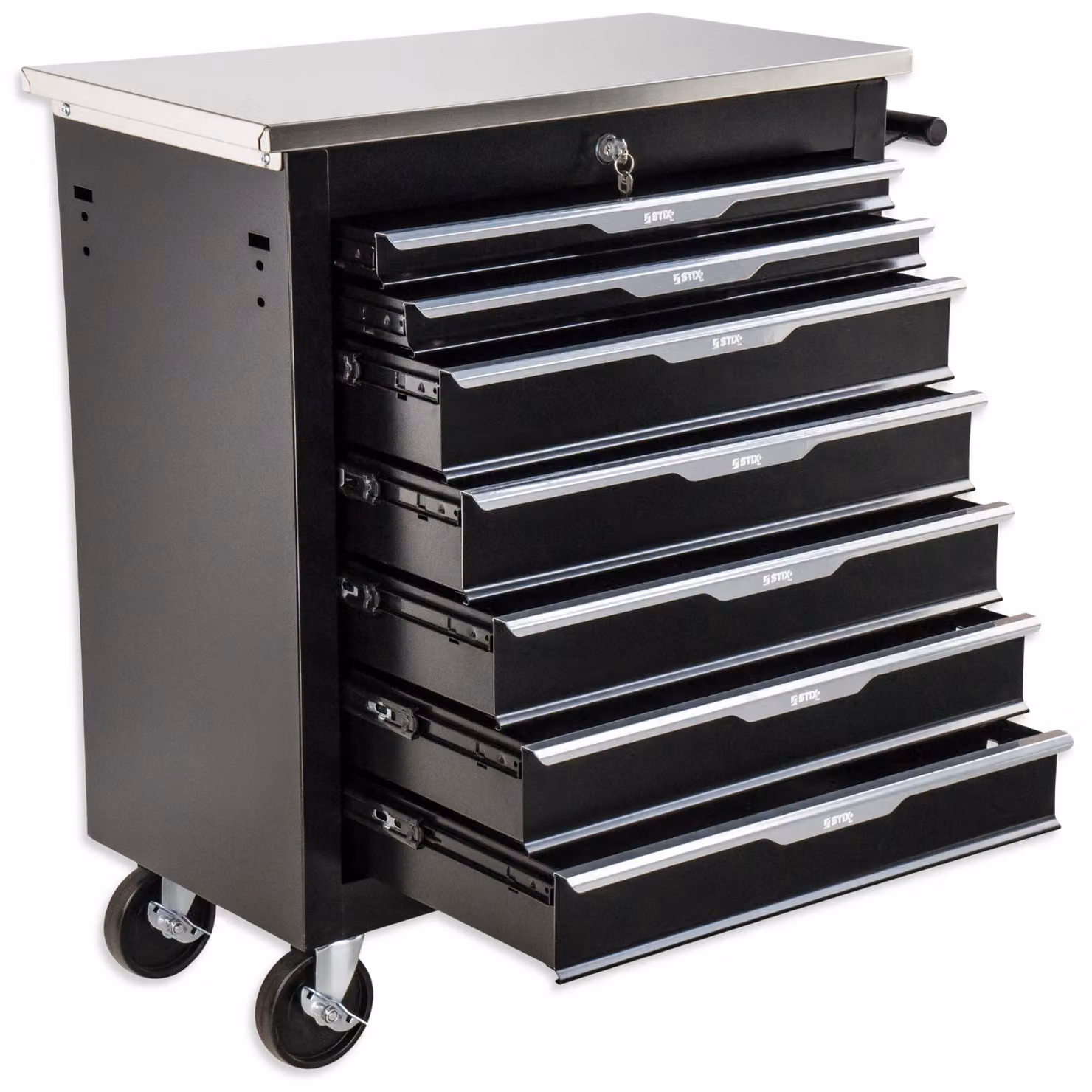 Armadio da officina STIX PREMIUM, carrello portautensili, 5 cassetti, rotelle con freno, UltimatePro A7