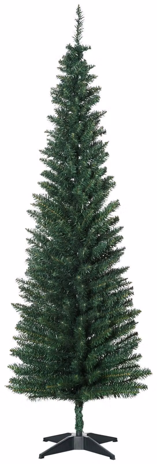 Albero di Natale abete artificiale, incl. supporto Stella di Natale 1,8 m, verde