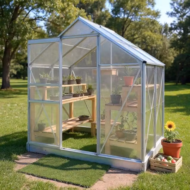 Serra in policarbonato 46 + Base - 2,28 m²