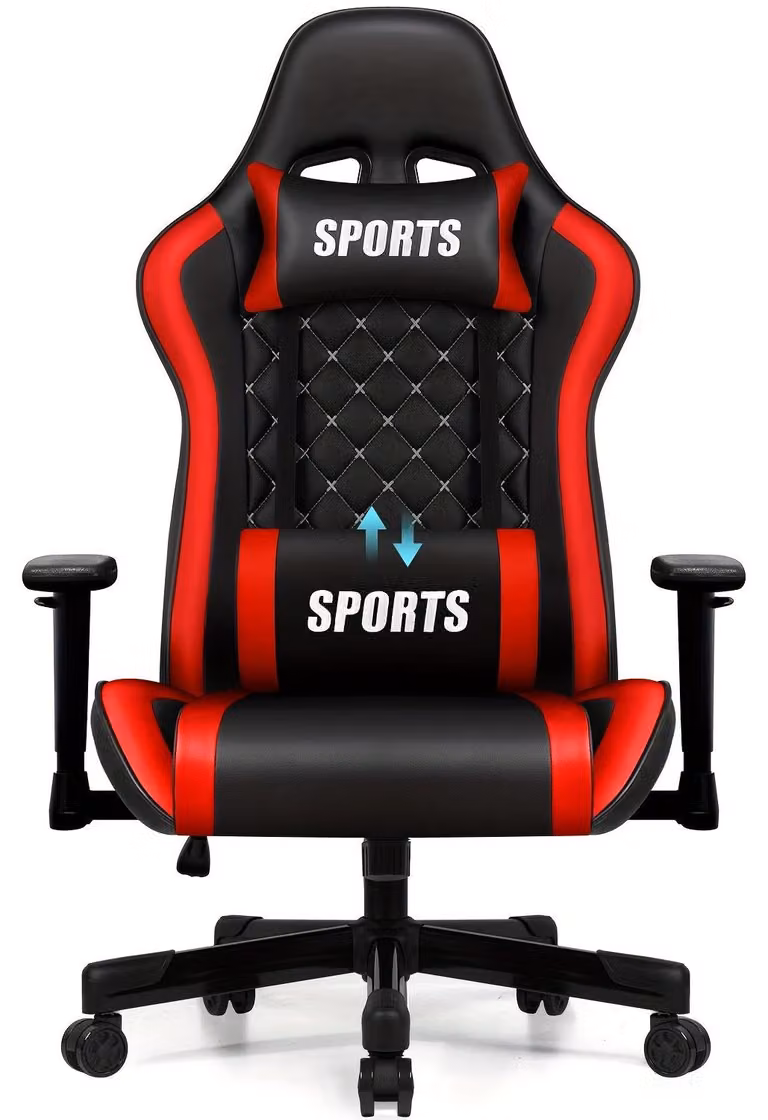 Sedia da gaming – Sedia da ufficio – Ergonomica – Con poggiapiedi – Peso massimo supportato: 150 kg
