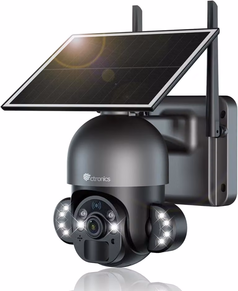 Telecamera di sicurezza wireless - Risoluzione 3K 5 MP - Visione notturna a colori