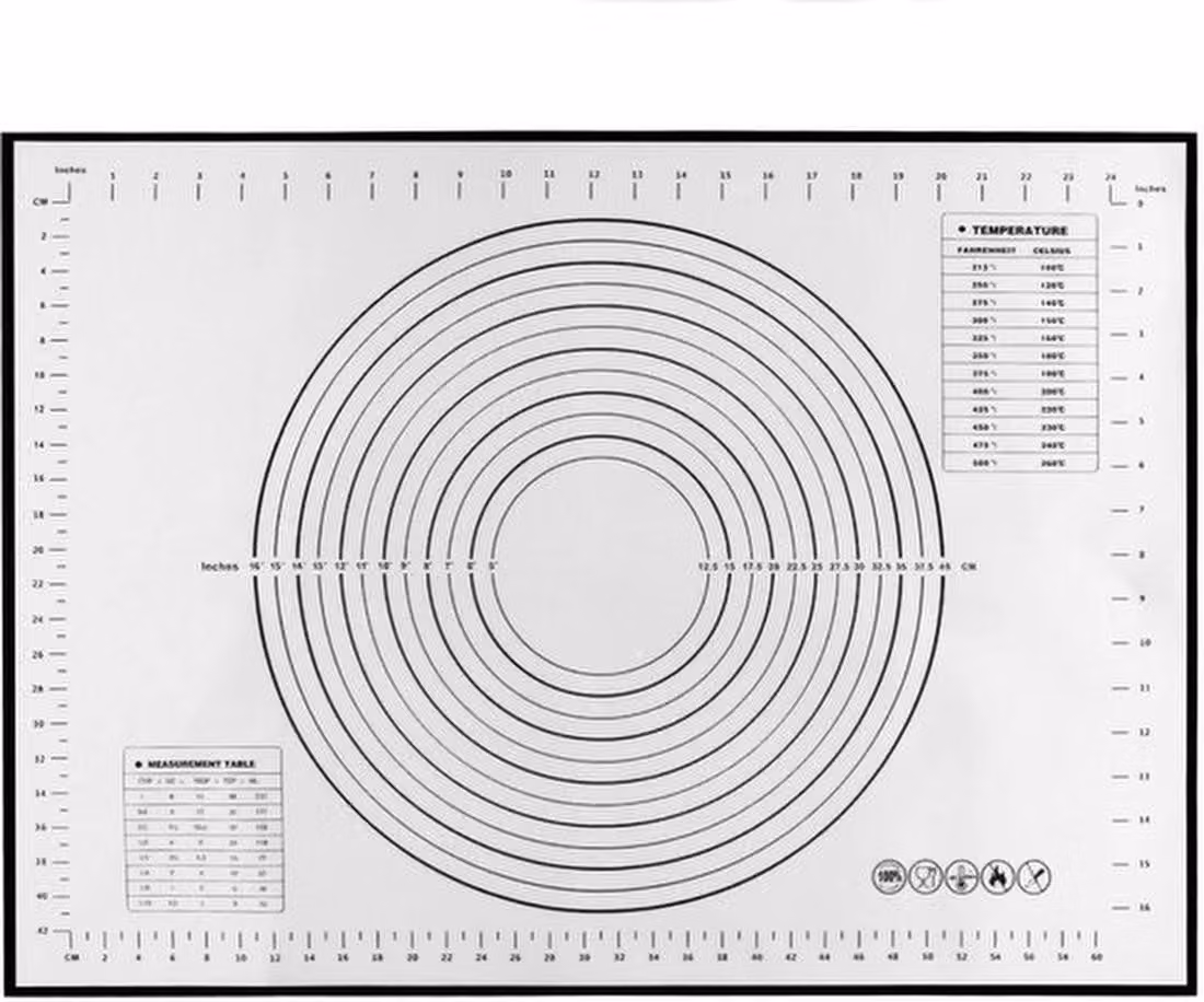 Teglia in silicone Azomor 70x50 cm per risultati di cottura antiscivolo e antiaderenti