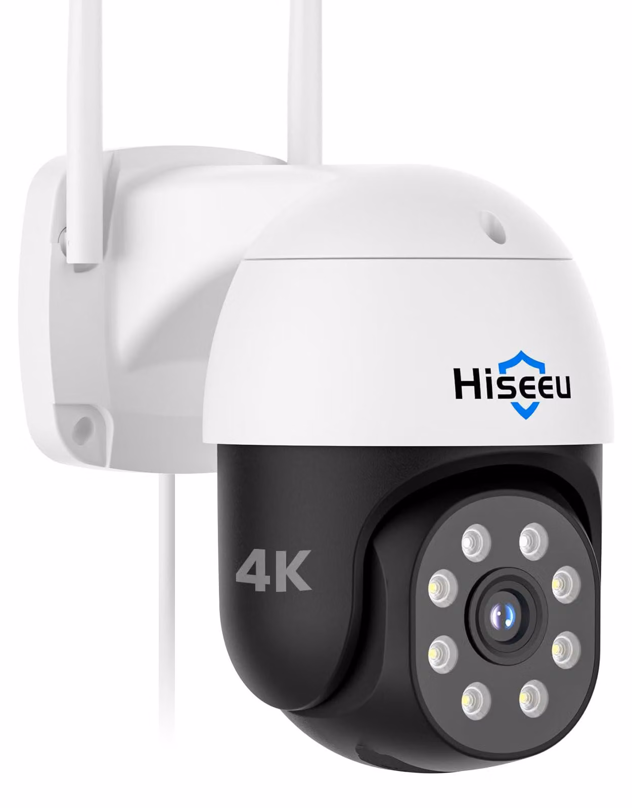 Telecamera PTZ 4K per esterni, wireless, con risoluzione 8MP e visione notturna a colori