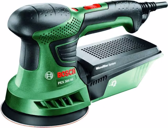 Levigatrice Rotorbitale Bosch Pex 300 Ae 270 W Verde
