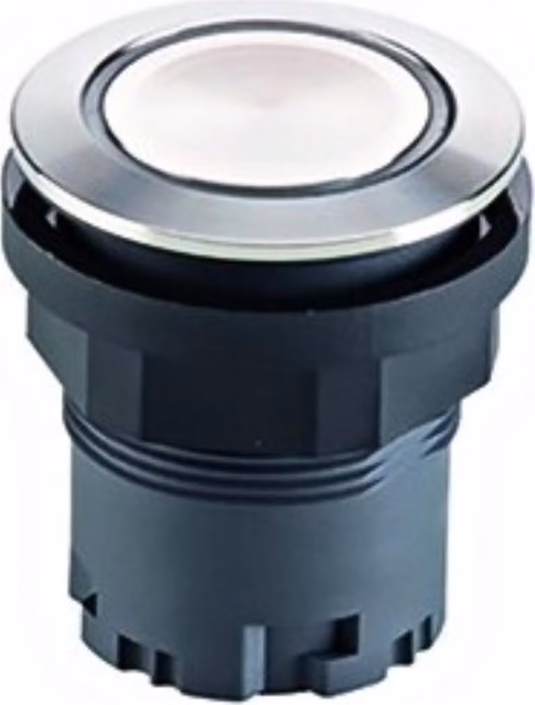 Georg Schlegel Pulsante illuminabile con anello luminoso, rotondo, RONDEX-JUWEL corsa 6,0 mm - 1 pezzo
