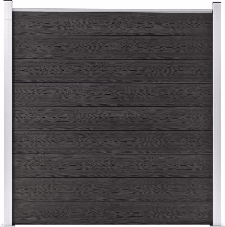 Maison Exclusive - Recinzione per giardino in WPC, 180x186 cm, grigio