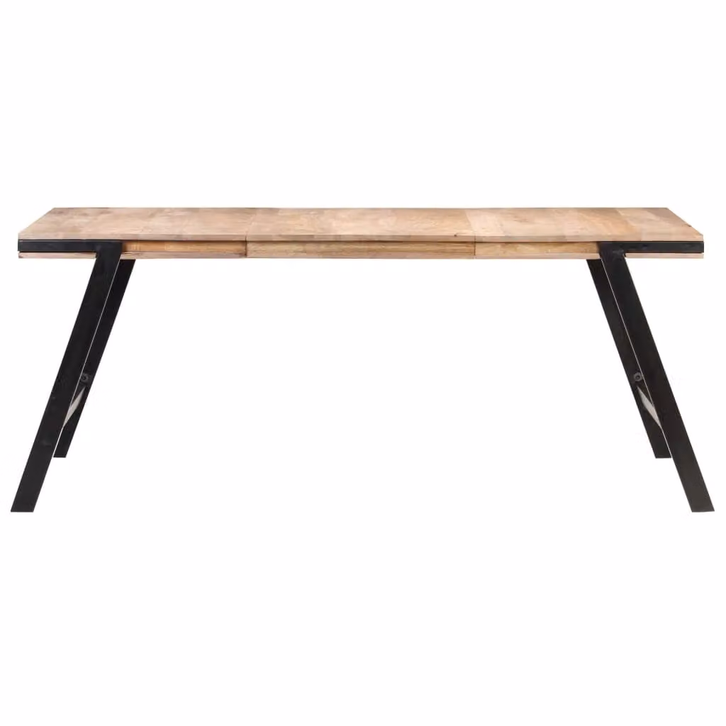 vidaXL Tavolo da pranzo 180x90x76 cm in legno massiccio di mango