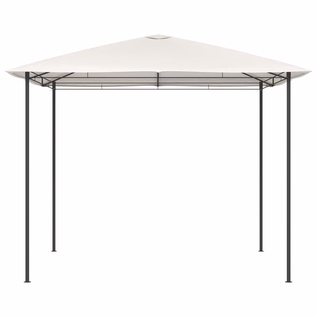 Gazebo 3x3x2,6 m Crema 160 g/m²