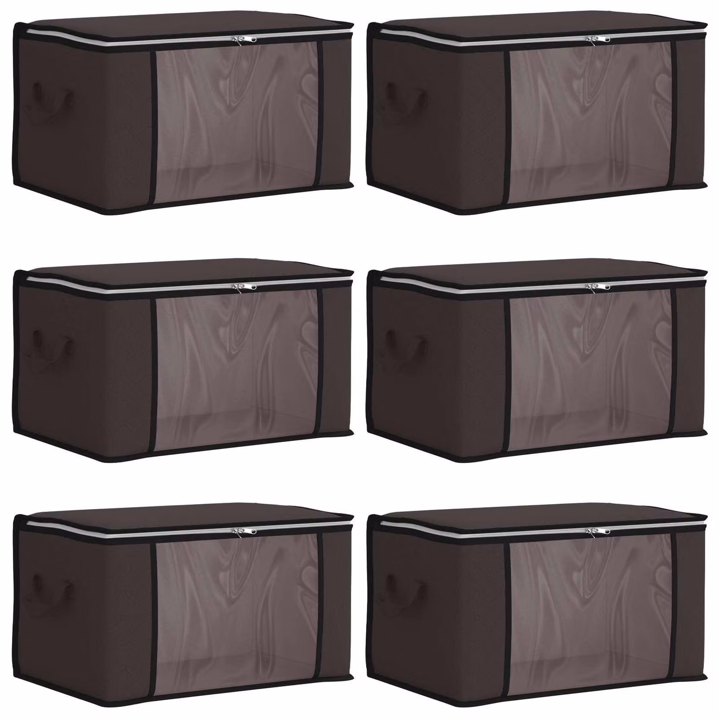Scatola di stoccaggio con finestra laterale trasparente 6 pcs