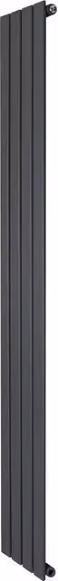 Radiatore Verticale Design Piatto Colonna Singola Monstershop Colore Antracite H: 180 cm, L: 28 cm – 1