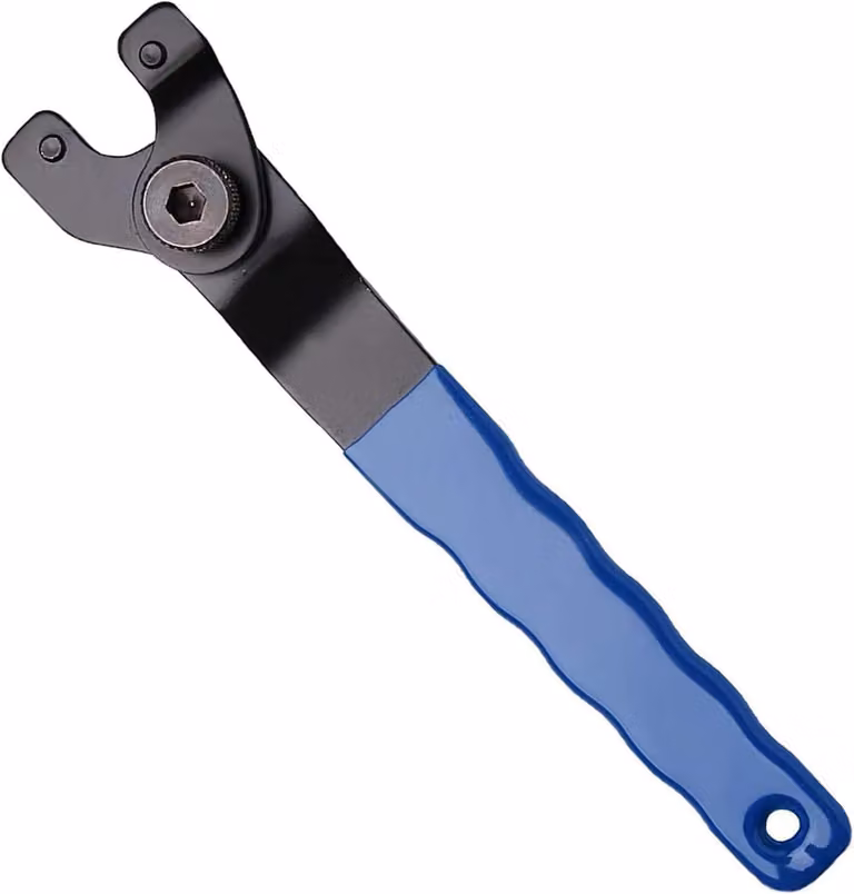 Chiave regolabile per smerigliatrice angolare, 1 pezzo, colore blu, per la regolazione degli utensili