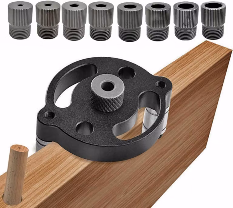 Trapano a tazza per fori dritti, 8 dimensioni da 3 a 10 mm, in lega di alluminio, per legno