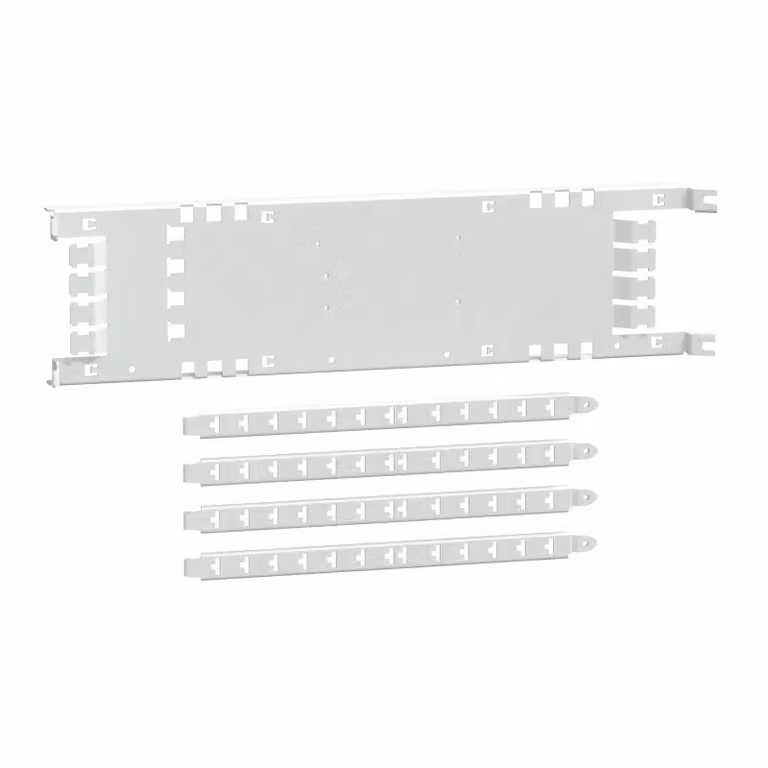 Schneider Electric PrismaSeT-P, piastra di montaggio, ComPacT NSXm/NSXm Vigi160 a 3-4 poli, orizzontale, larghezza = 650 mm, altezza = 3 moduli LVS03409