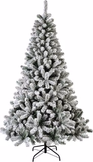 Albero di Natale Monarch Pine innevato IPERBRIKO, colore verde, H 210 cm, D 126 cm