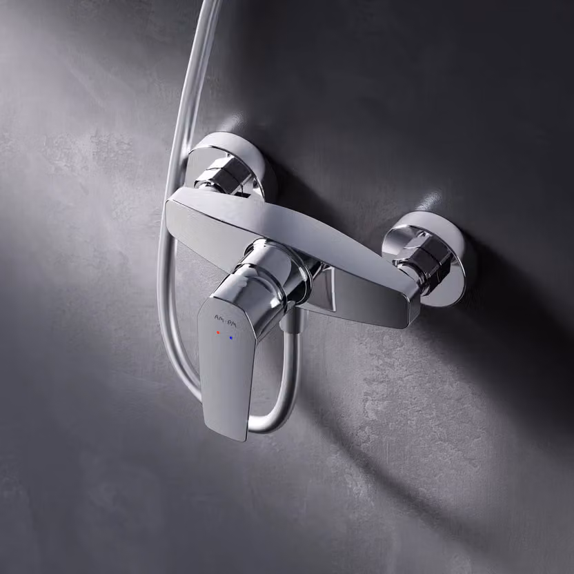 AM.PM Miscelatore per doccia Miscelatore monocomando per doccia Miscelatore cromato Miscelatore per doccia Miscelatore per bagno Rubinetto Miscelatore per bagno Doccia