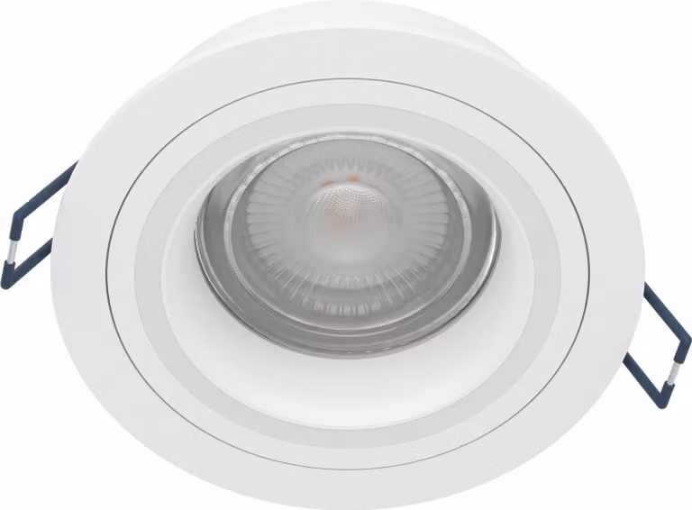 Faretto Ad Incasso Moderno Carosso Z Alluminio Bianco Led Integrato 4,7W