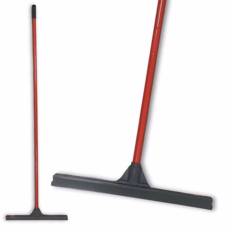 Spazzolone per pavimenti da 45 cm con lama in silicone, manico da 140 cm, flessibile, adatto a diverse superfici