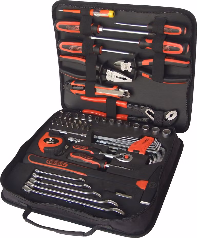 KS Tools 917.0062 Borsa portautensili universale da 1/4", 62 pezzi